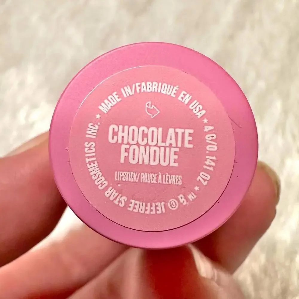 NIB Jeffree Star Chocolate Fondue Velvet Trap Lipstick Full Size 4g